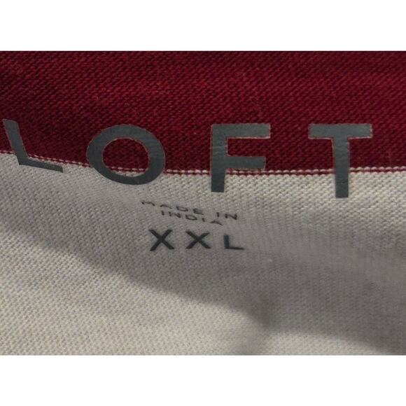 NEW Prepcore Nautical Rugby Striped Collared Long Sleeve Buttonup T'Shirt  XXL - Picture 6 of 6